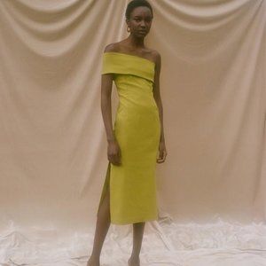 Paloma Wool Donna Dress in Green, Size 36